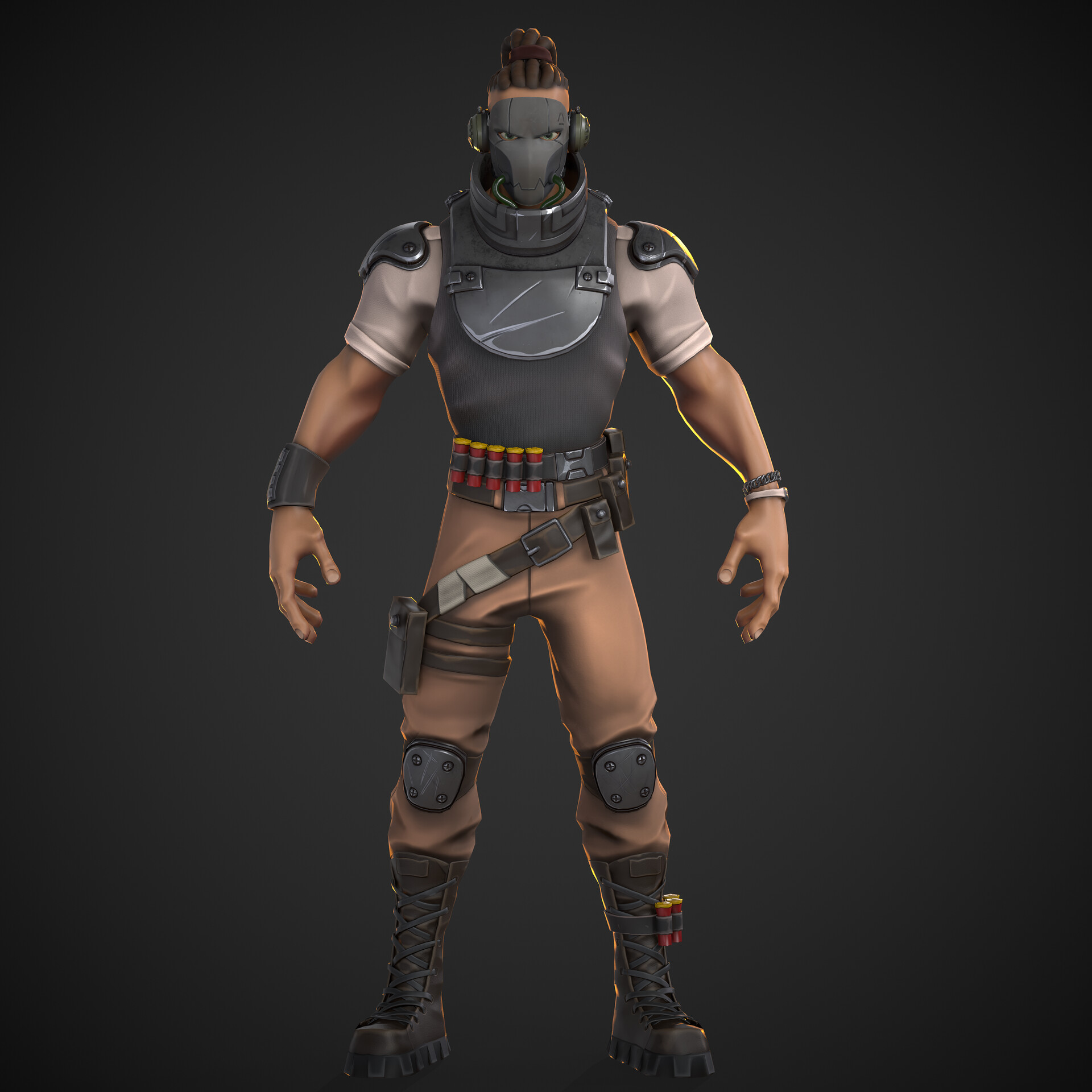 Stylized VFX impact art reference